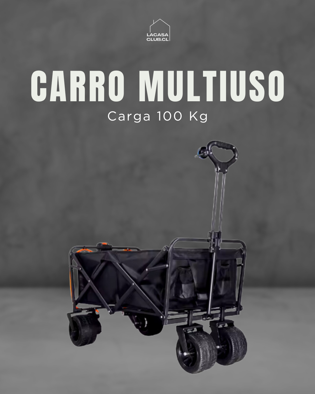 Carro Black de Camping 100 Kg de Carga